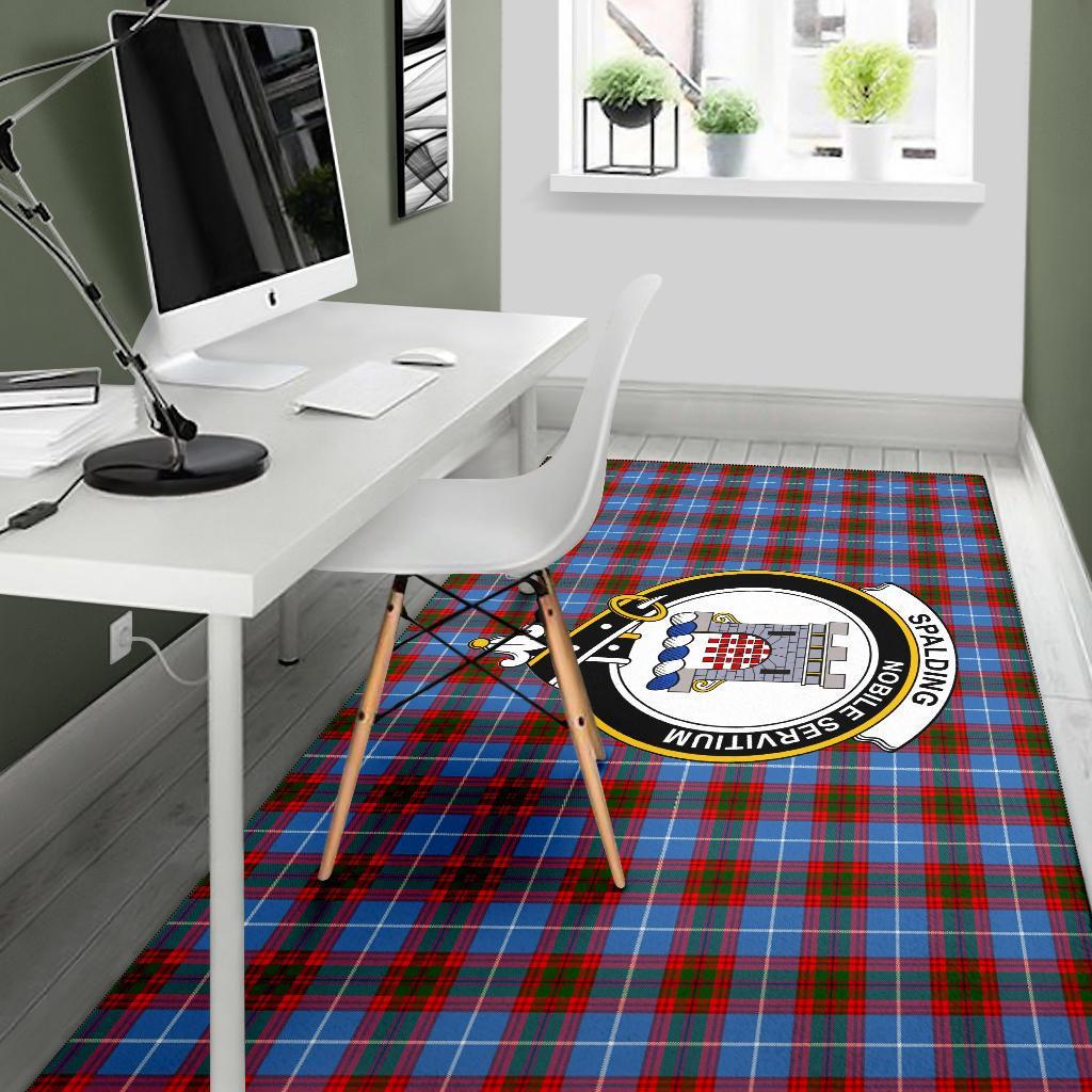 Spalding Tartan Crest Area Rug