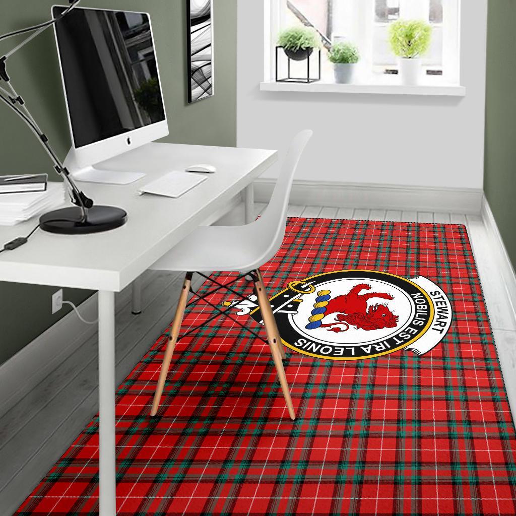 Stewart (Stuart) Of Bute Tartan Crest Area Rug