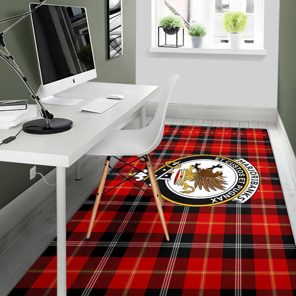 Marjoribanks Tartan Crest Area Rug