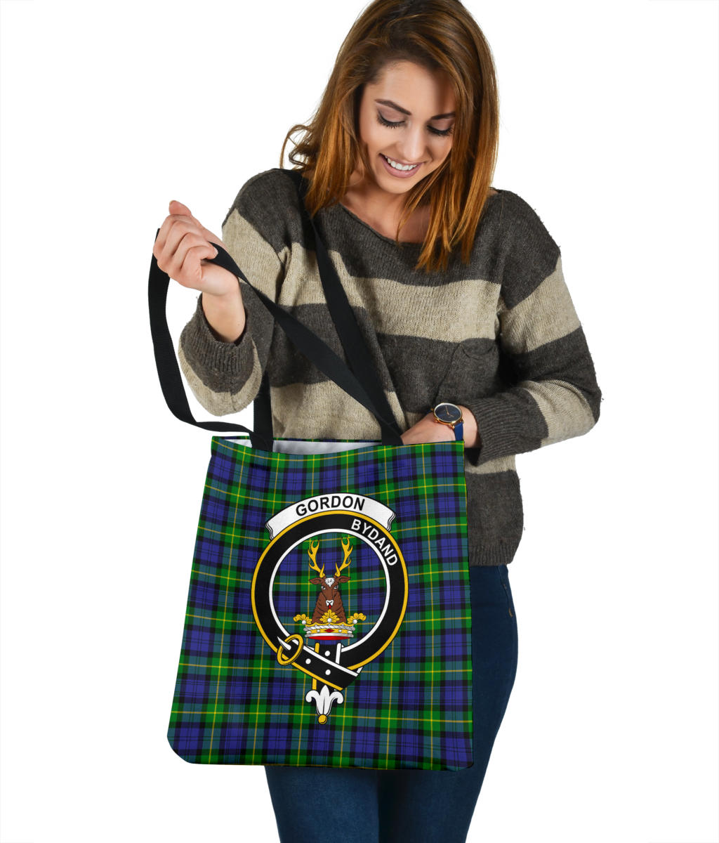 Gordon Modern Tartan Crest Tote Bag - SP