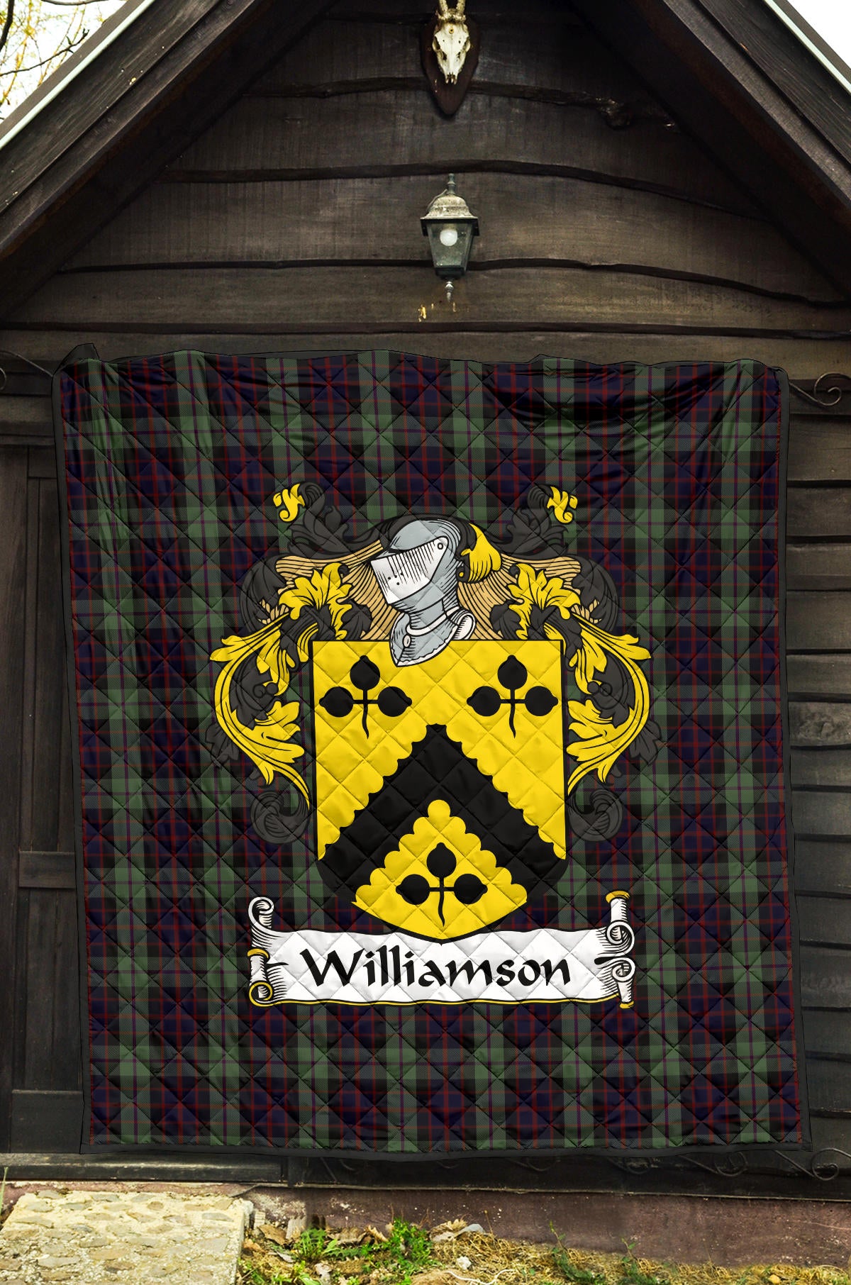 Williamson Tartan Crest Quilt - SP