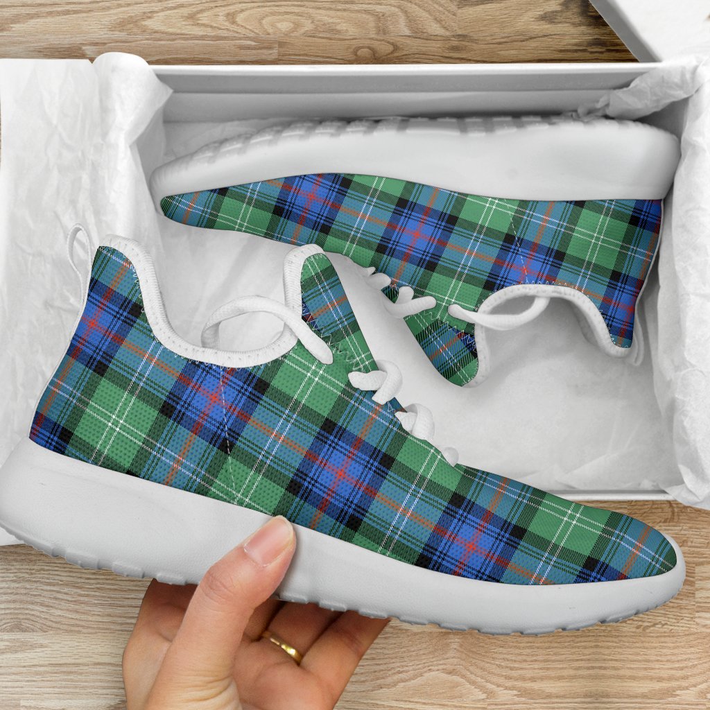 Sutherland Old Ancient Tartan Mesh Knit Sneakers