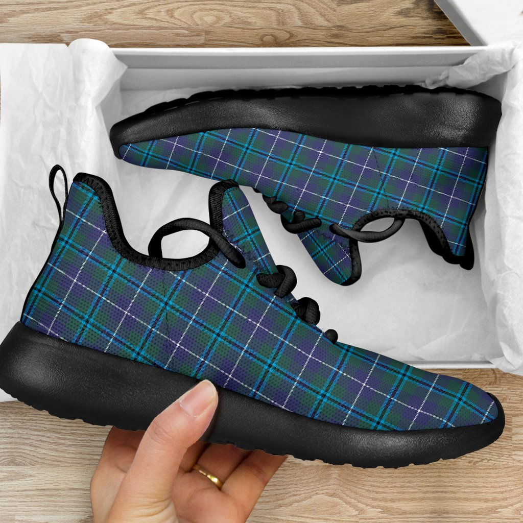 Douglas Modern Tartan Mesh Knit Sneakers