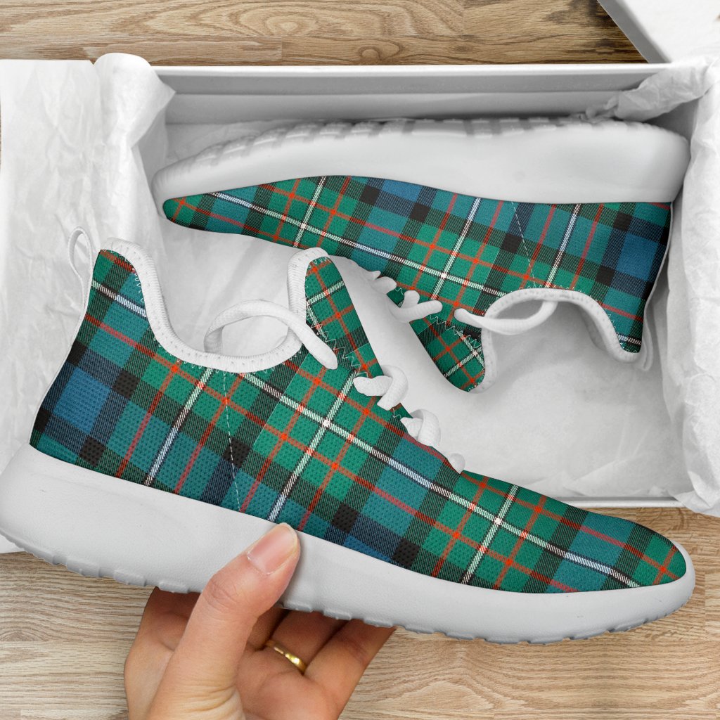 Ferguson Ancient Tartan Mesh Knit Sneakers