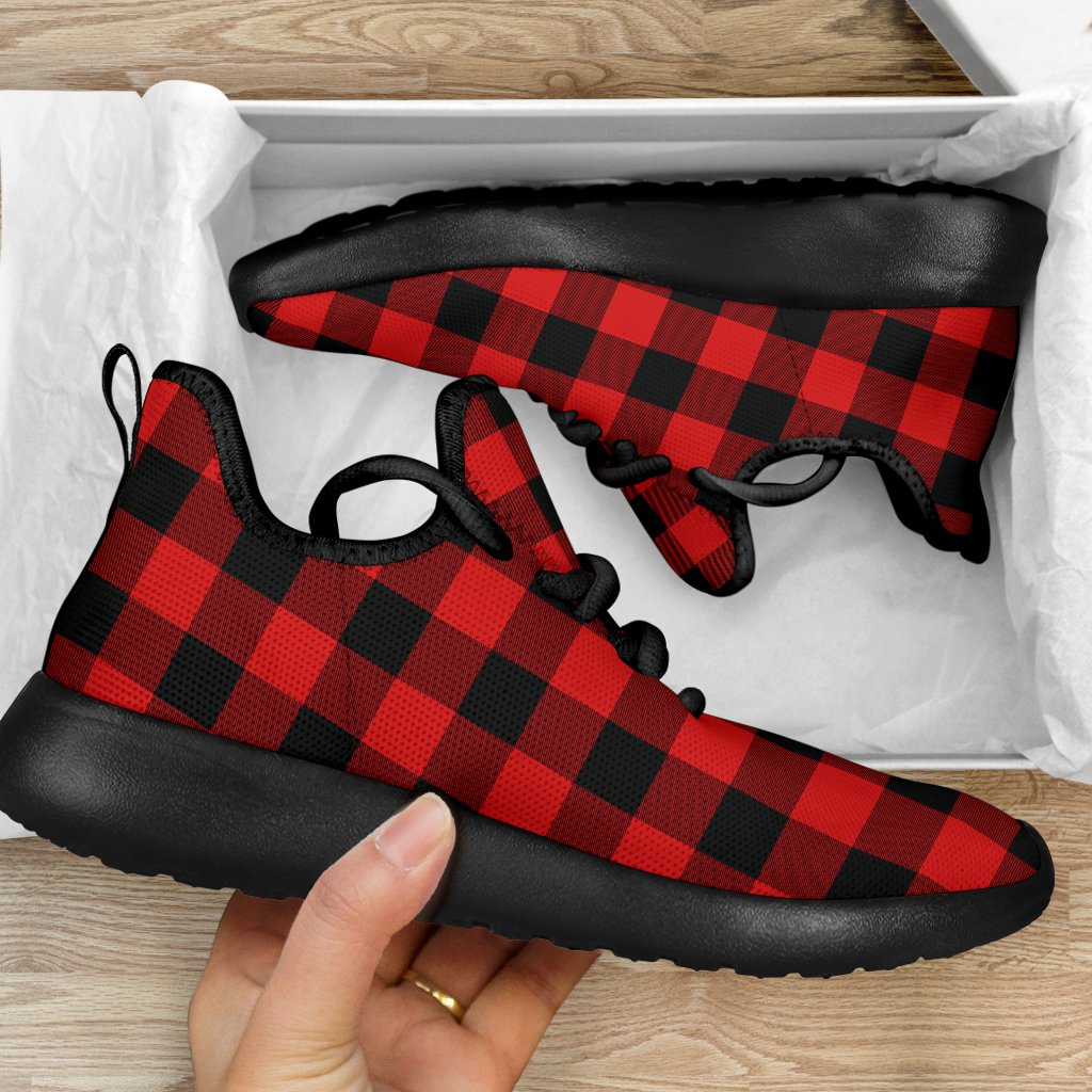 Rob Roy MacGregor Modern Tartan Mesh Knit Sneakers