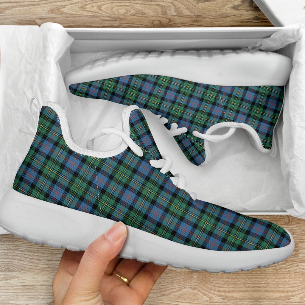 Malcolm (MacCallum) Ancient Tartan Mesh Knit Sneakers