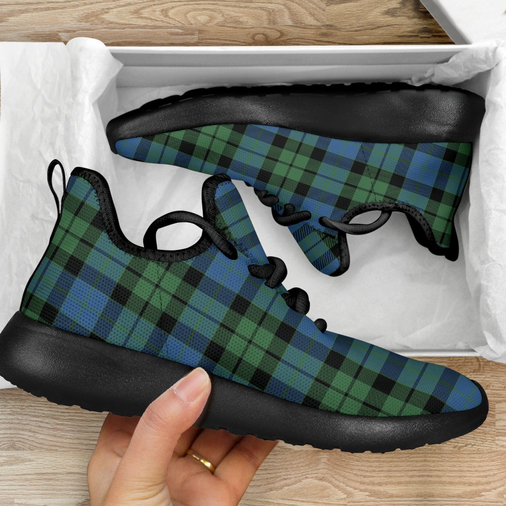 MacKay Ancient Tartan Mesh Knit Sneakers