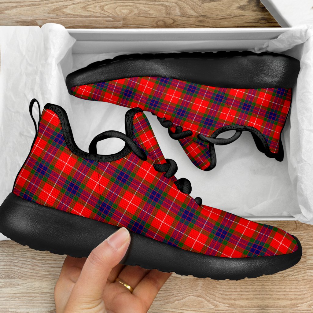 Fraser Modern Tartan Mesh Knit Sneakers