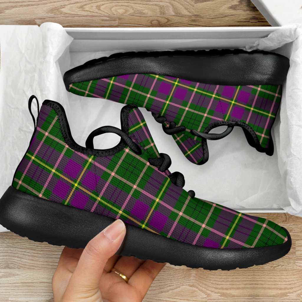 Taylor (Tailyour) Tartan Mesh Knit Sneakers