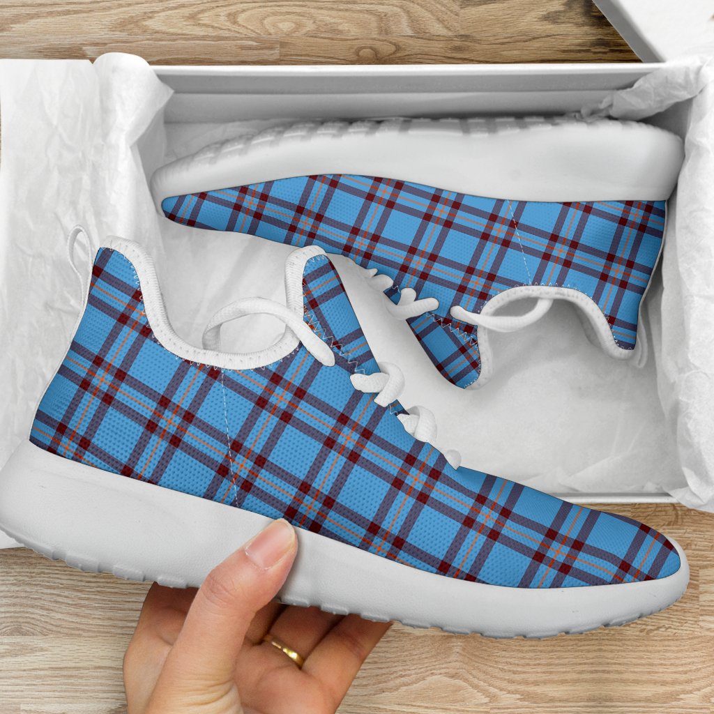 Elliot Ancient Tartan Mesh Knit Sneakers