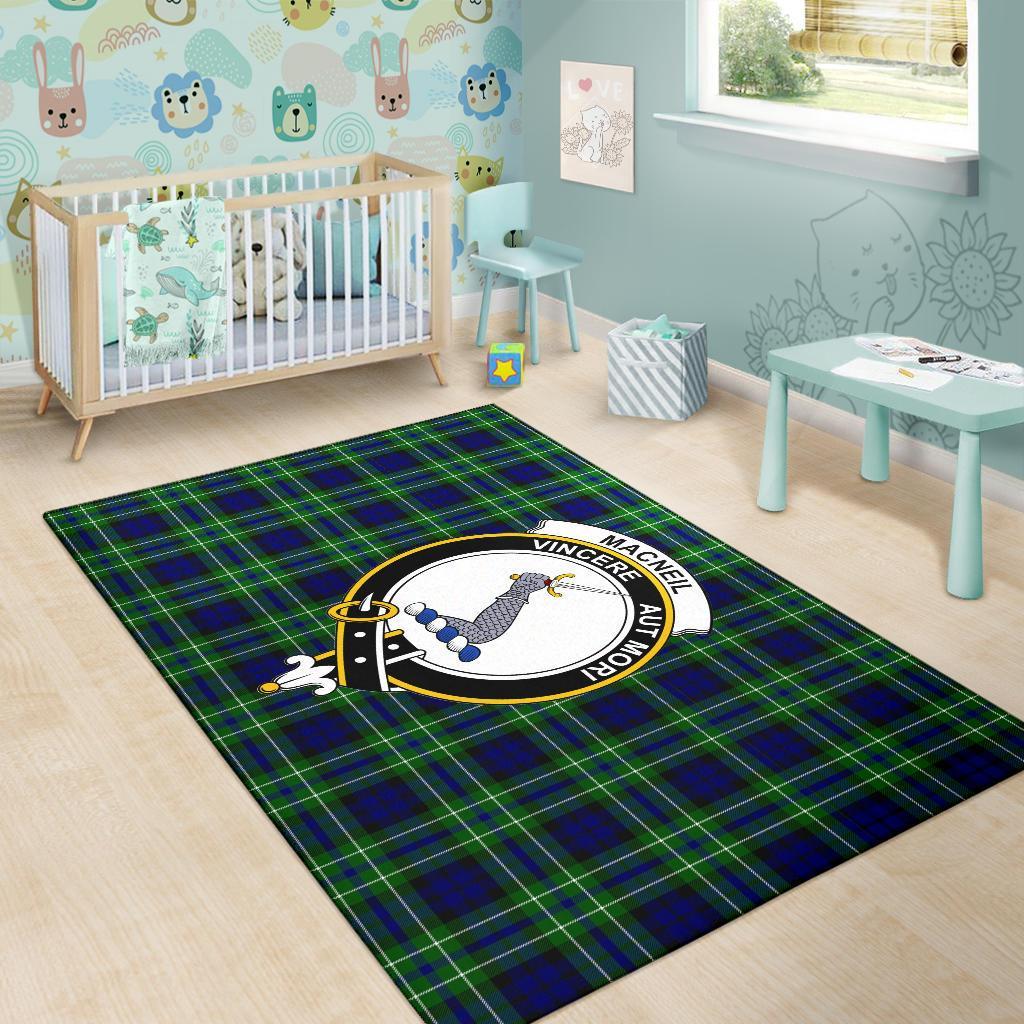 Macneil Of Colonsay Tartan Crest Area Rug