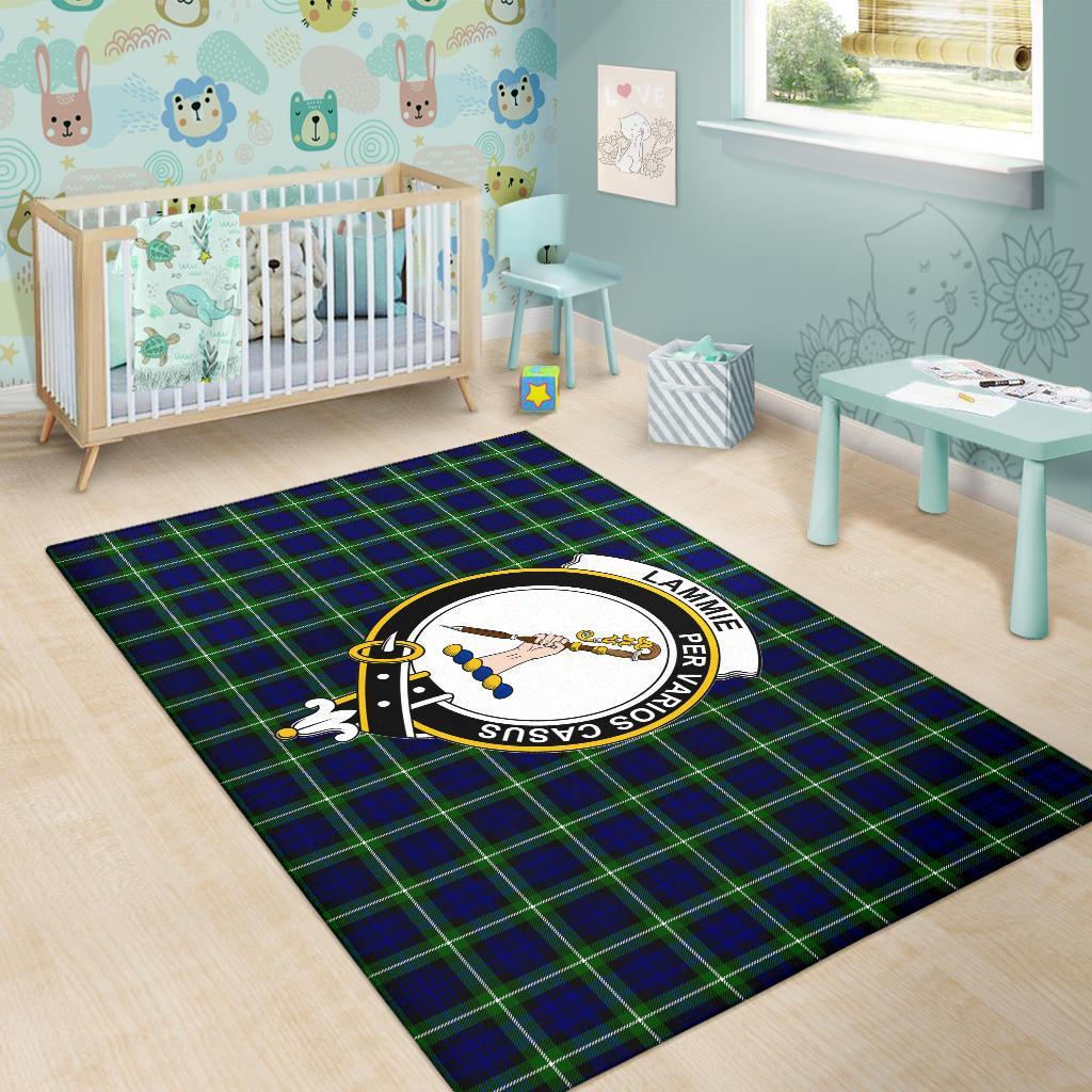 Lammie Tartan Crest Area Rug