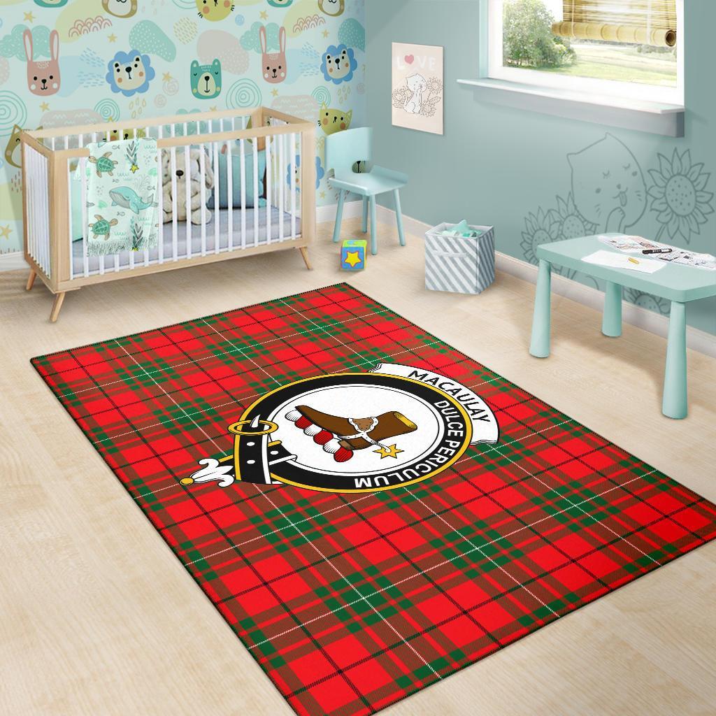 Macaulay Tartan Crest Area Rug