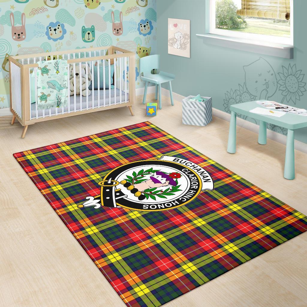 Buchanan Tartan Crest Area Rug