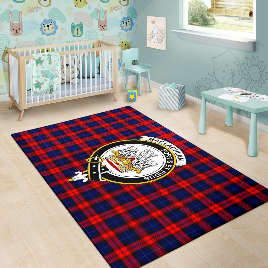 Maclachlan Tartan Crest Area Rug