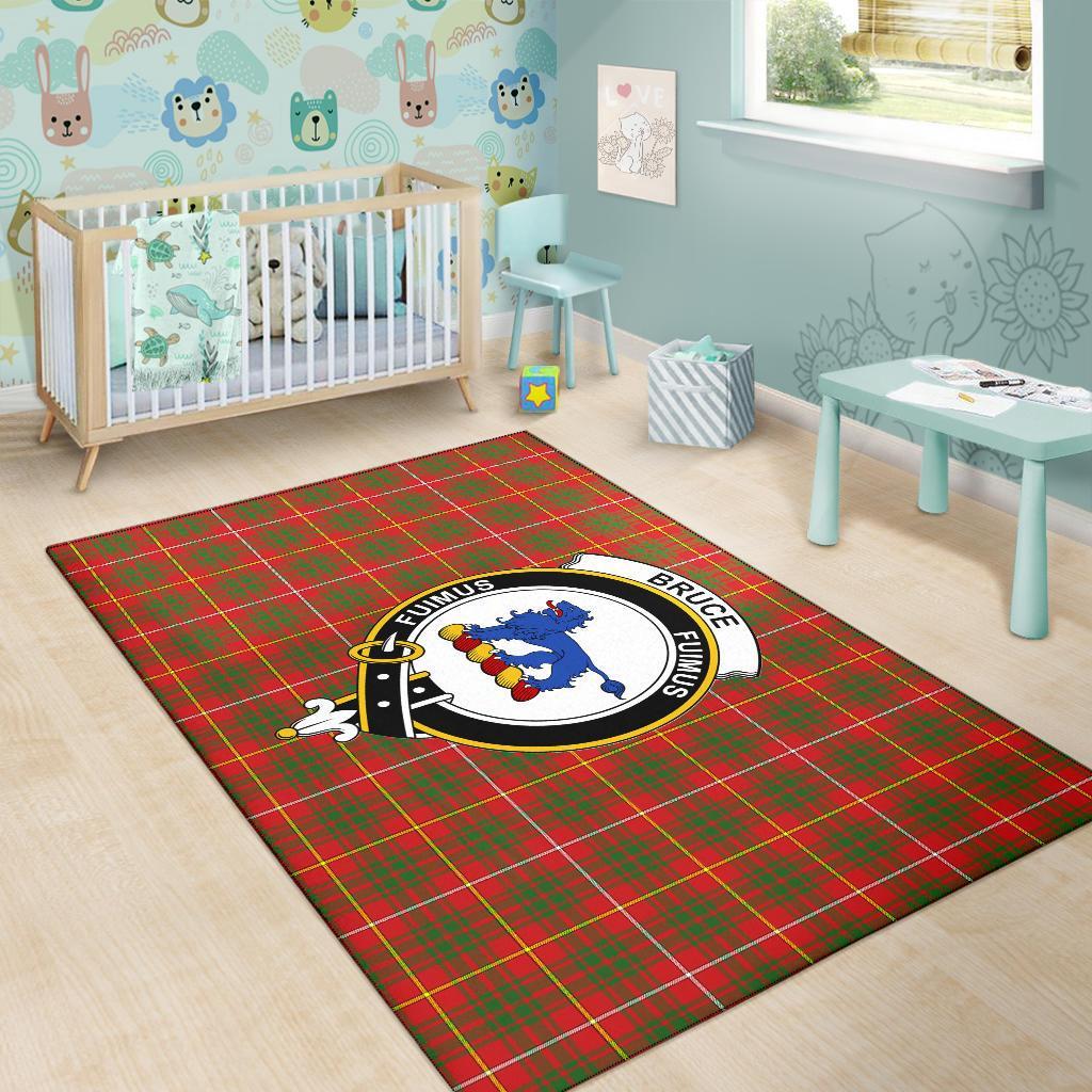 Bruce Tartan Crest Area Rug