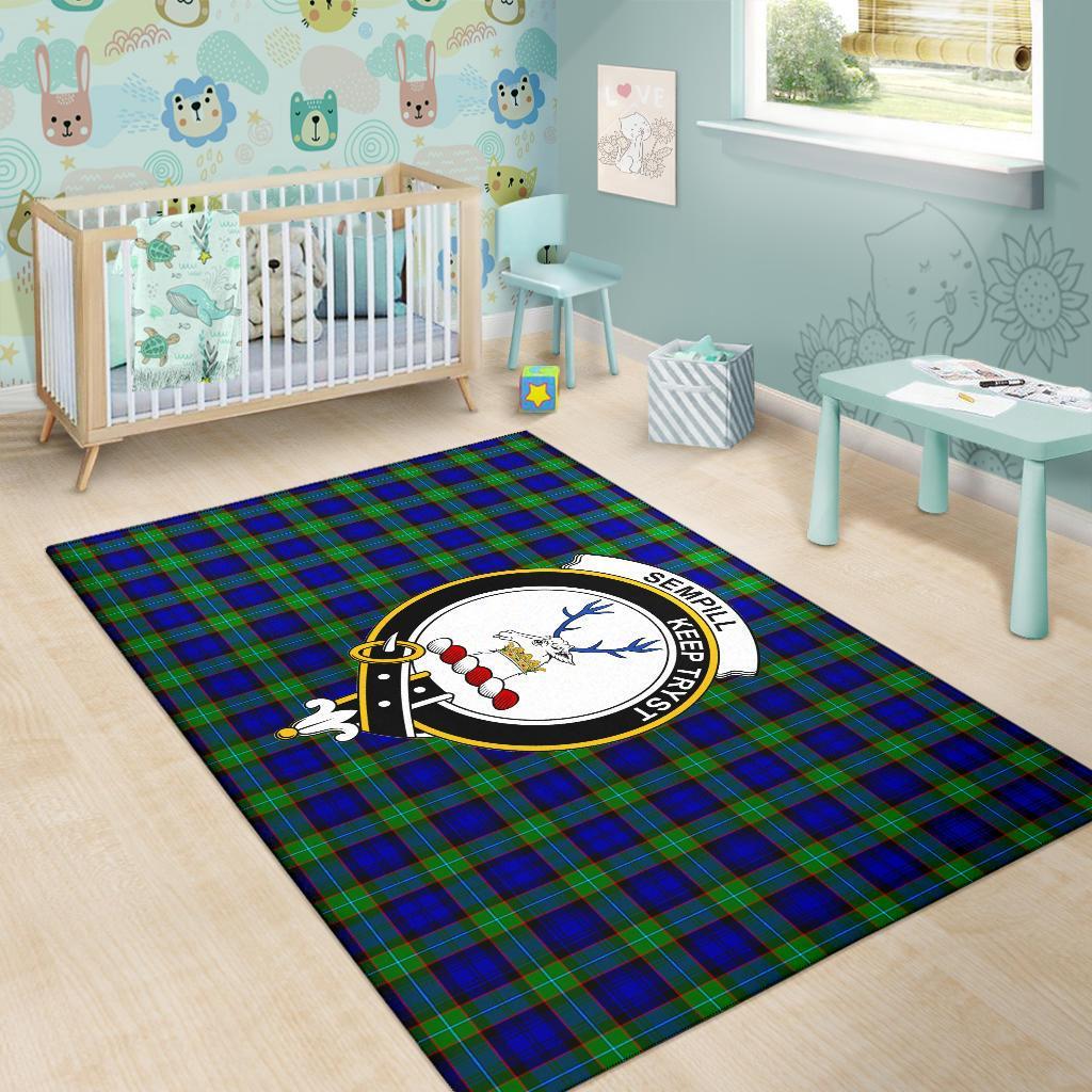 Sempill Tartan Crest Area Rug