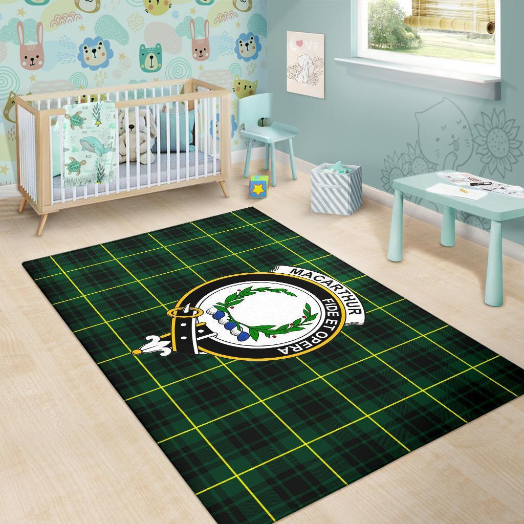 Macarthur Tartan Crest Area Rug