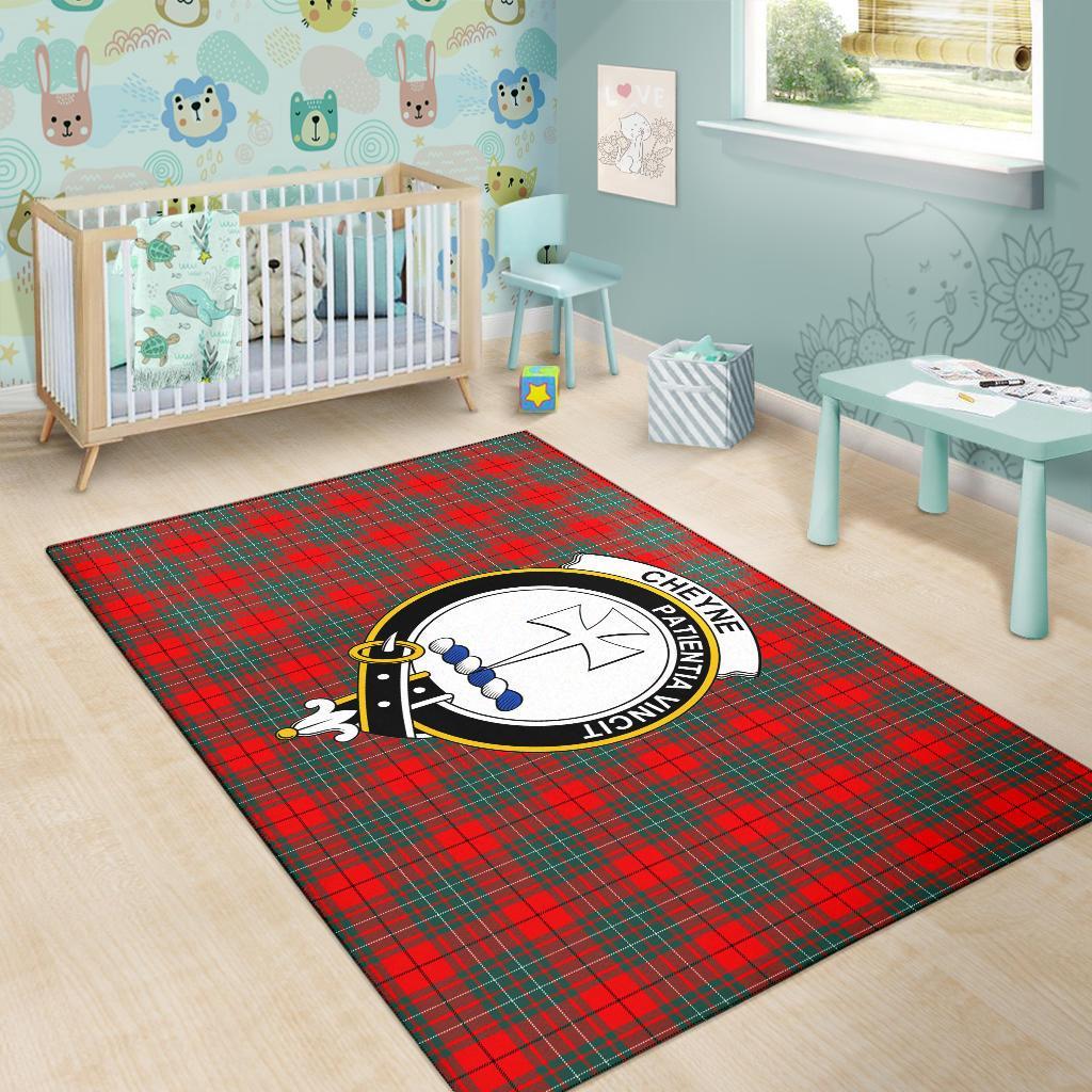 Cheyne Tartan Crest Area Rug