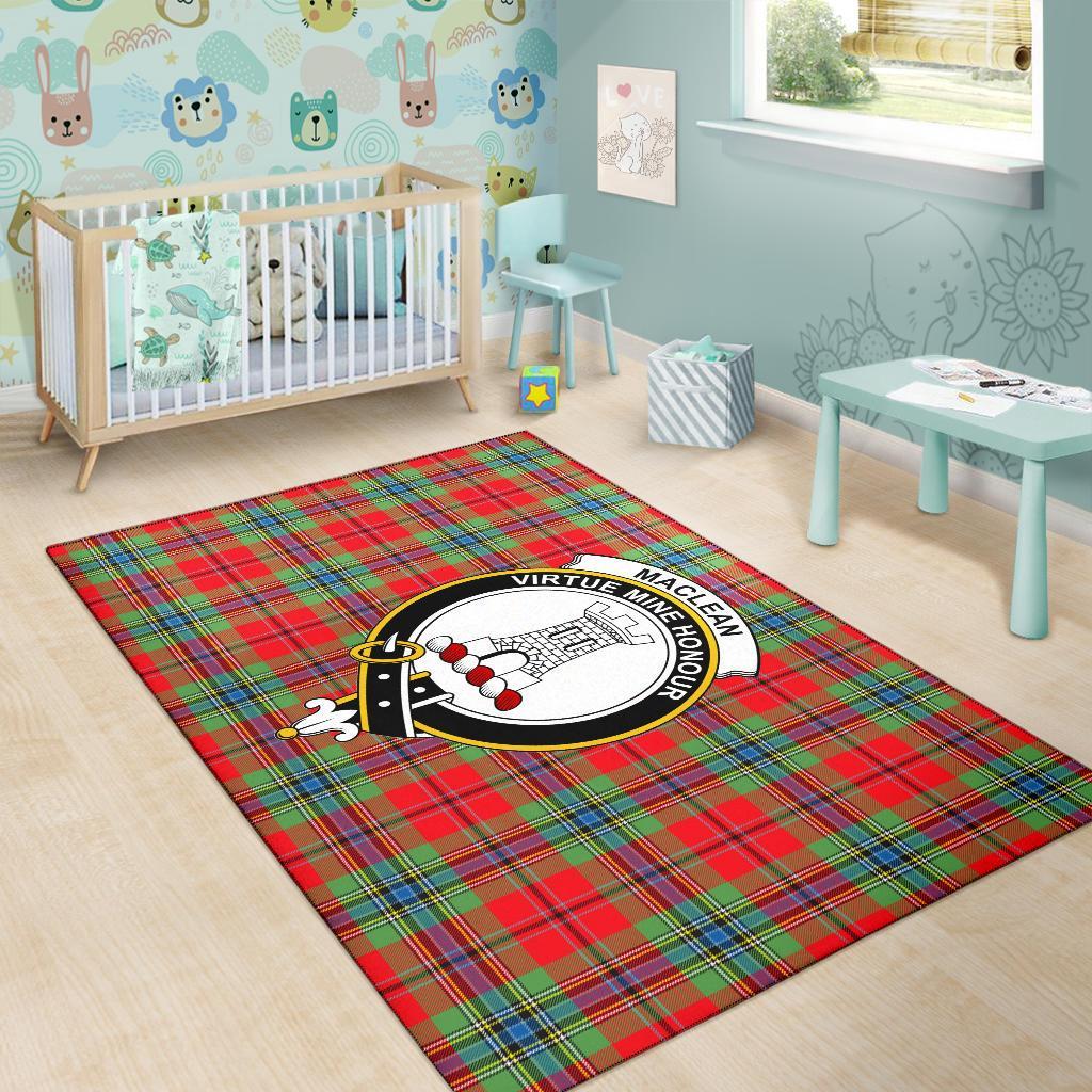 MacLean Tartan Crest Area Rug