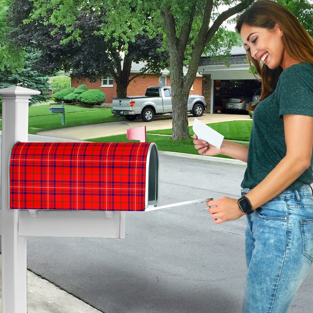 Rose Modern Tartan Mailbox