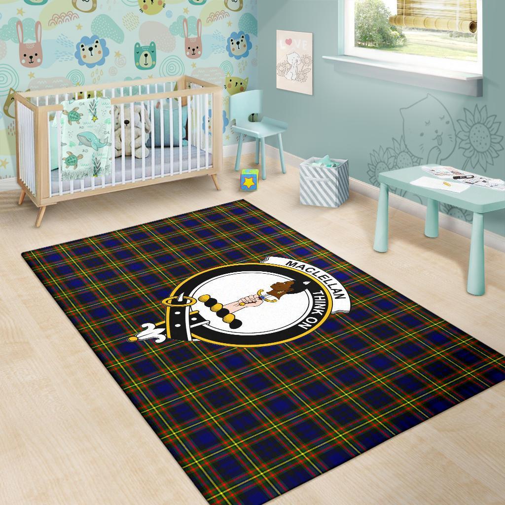 MacLellan Tartan Crest Area Rug