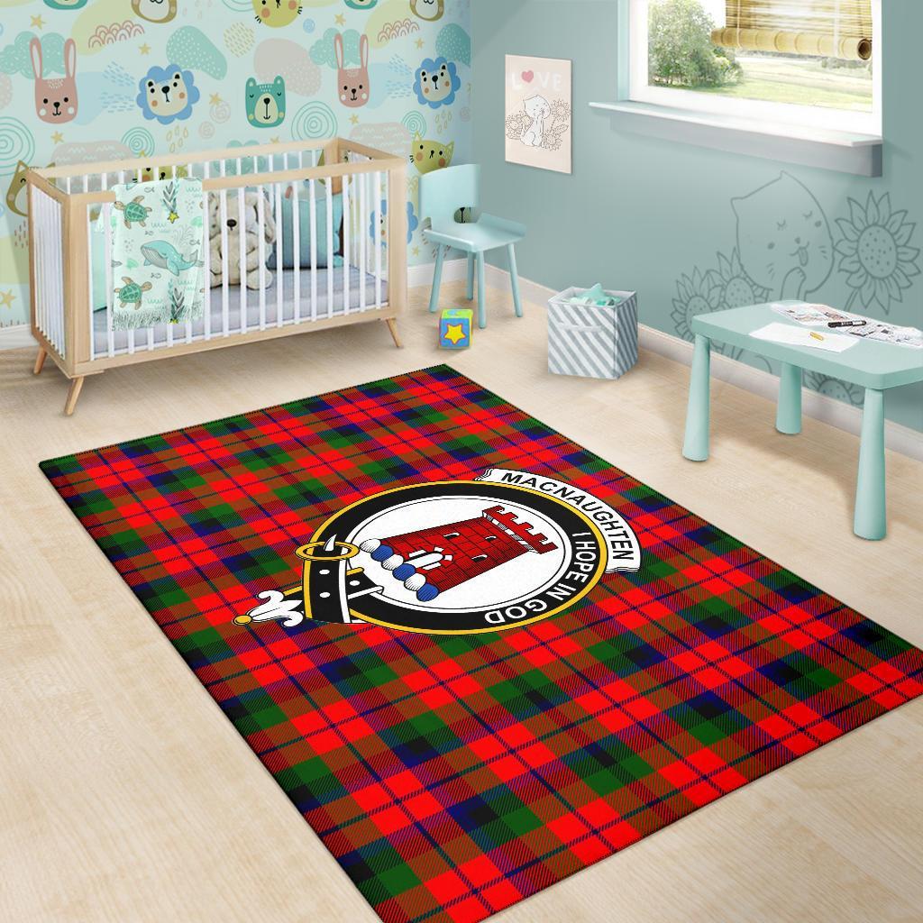 MacNaughten Tartan Crest Area Rug