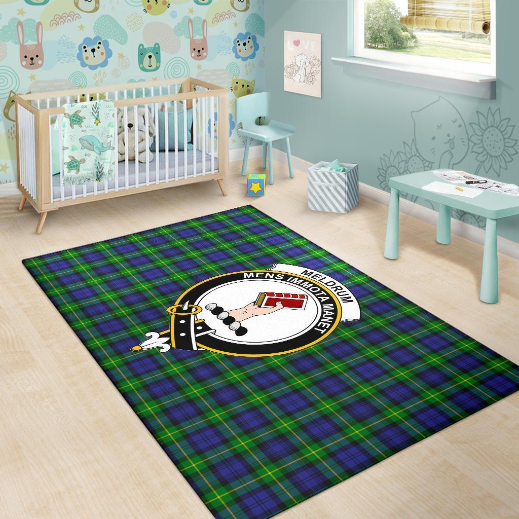 Meldrum Tartan Crest Area Rug