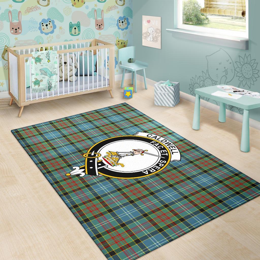 Caldwell Tartan Crest Area Rug