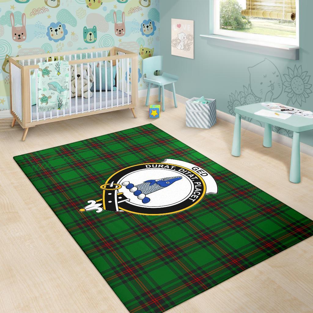 Ged Tartan Crest Area Rug