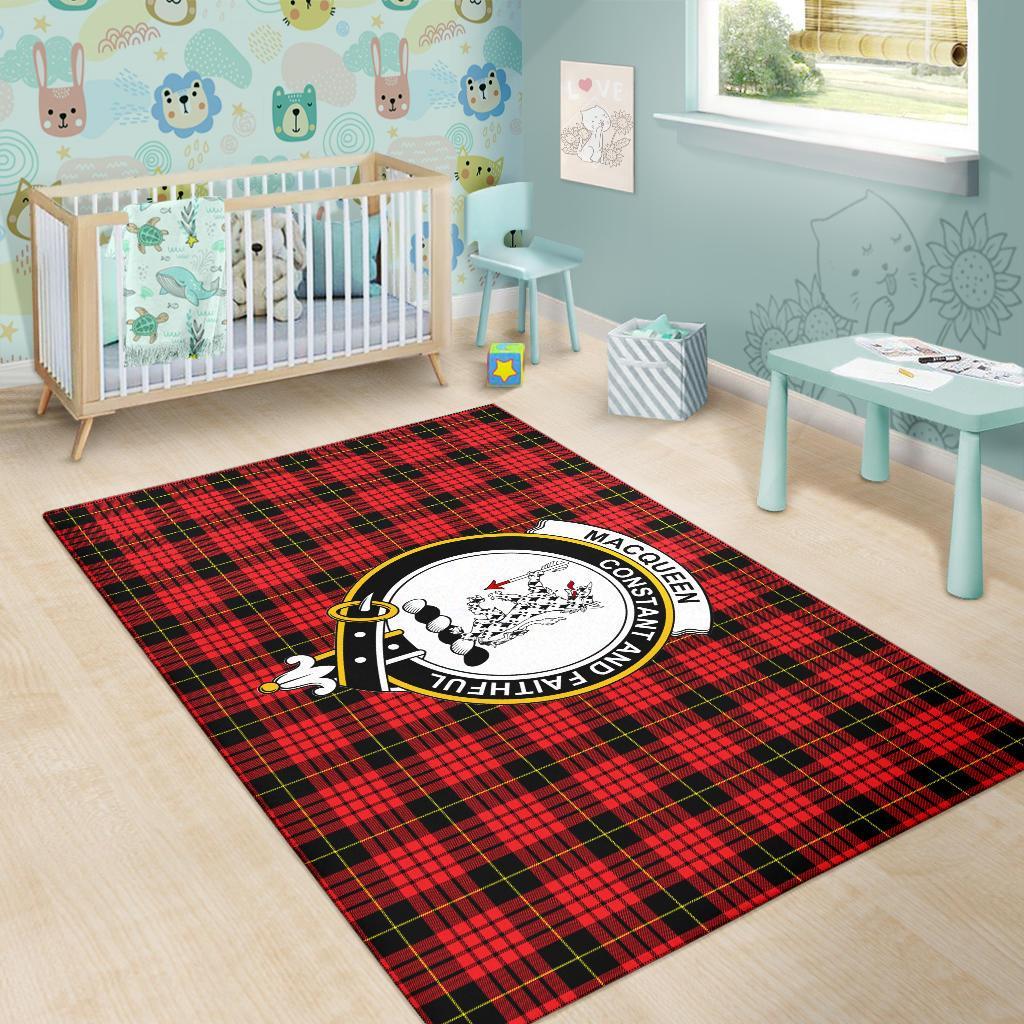 Macqueen Tartan Crest Area Rug