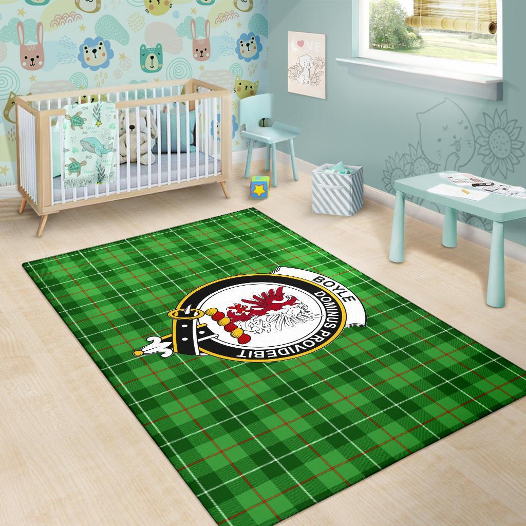 Boyle Tartan Crest Area Rug