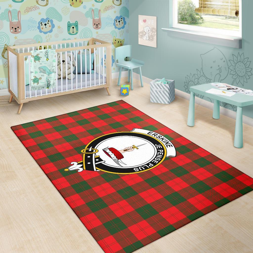 Erskine Tartan Crest Area Rug