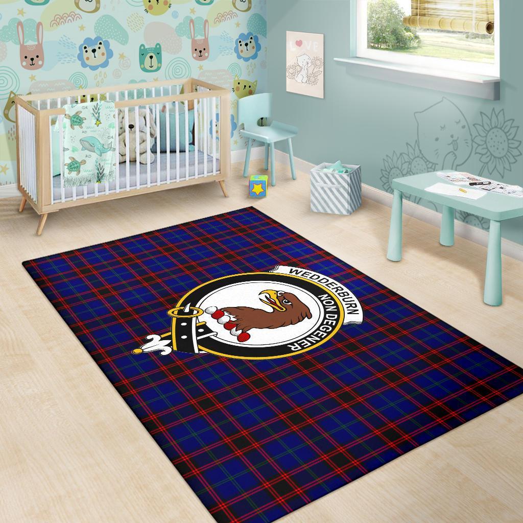 Wedderburn Tartan Crest Area Rug