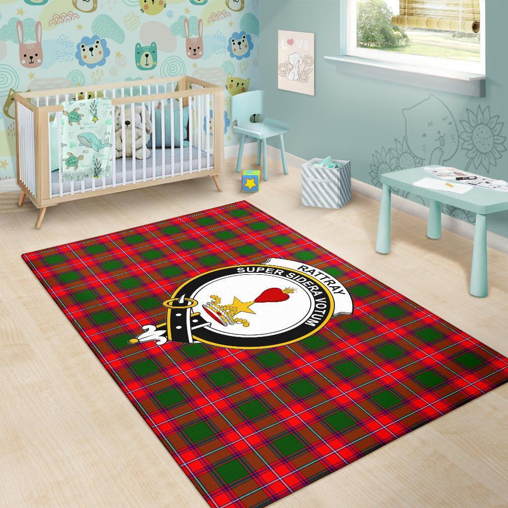 Rattray Tartan Crest Area Rug