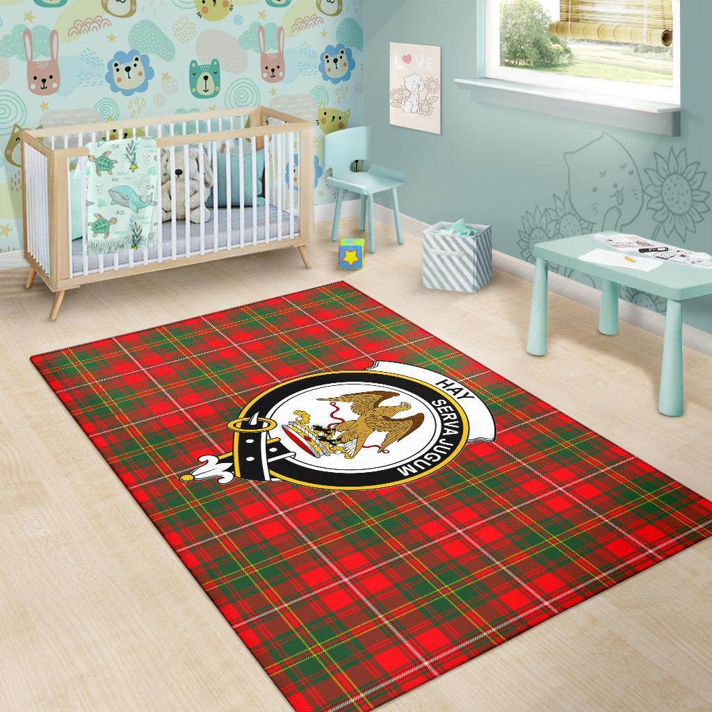 Hay Tartan Crest Area Rug