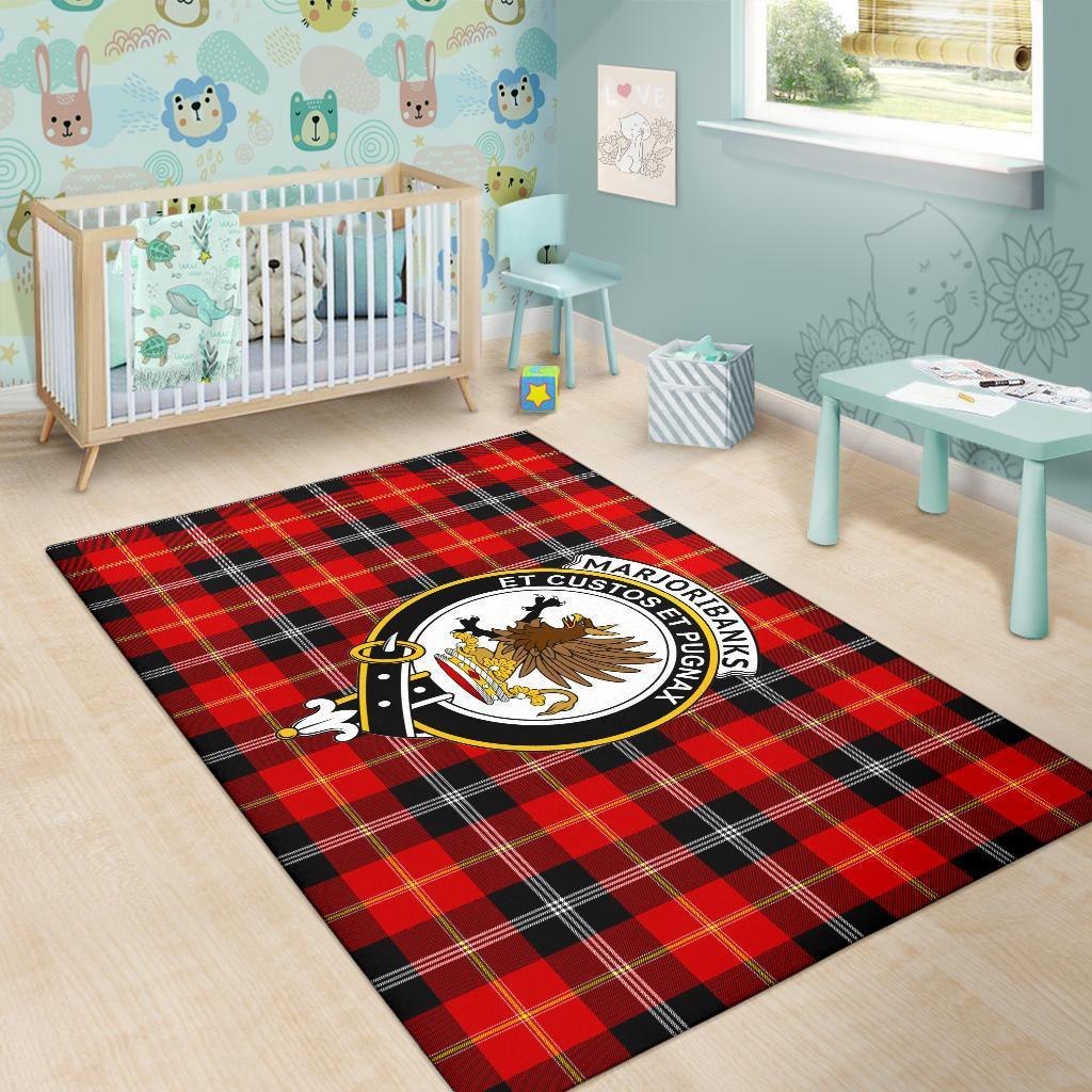 Marjoribanks Tartan Crest Area Rug