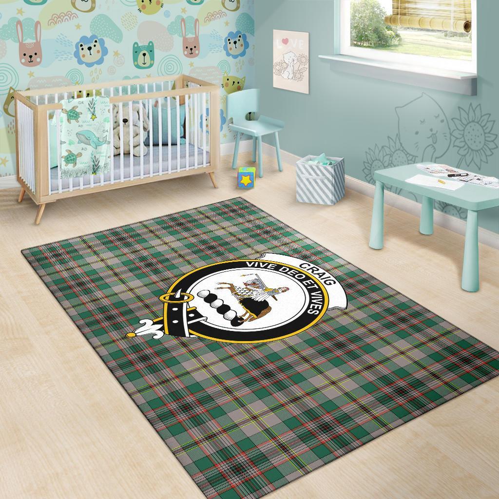 Craig Tartan Crest Area Rug