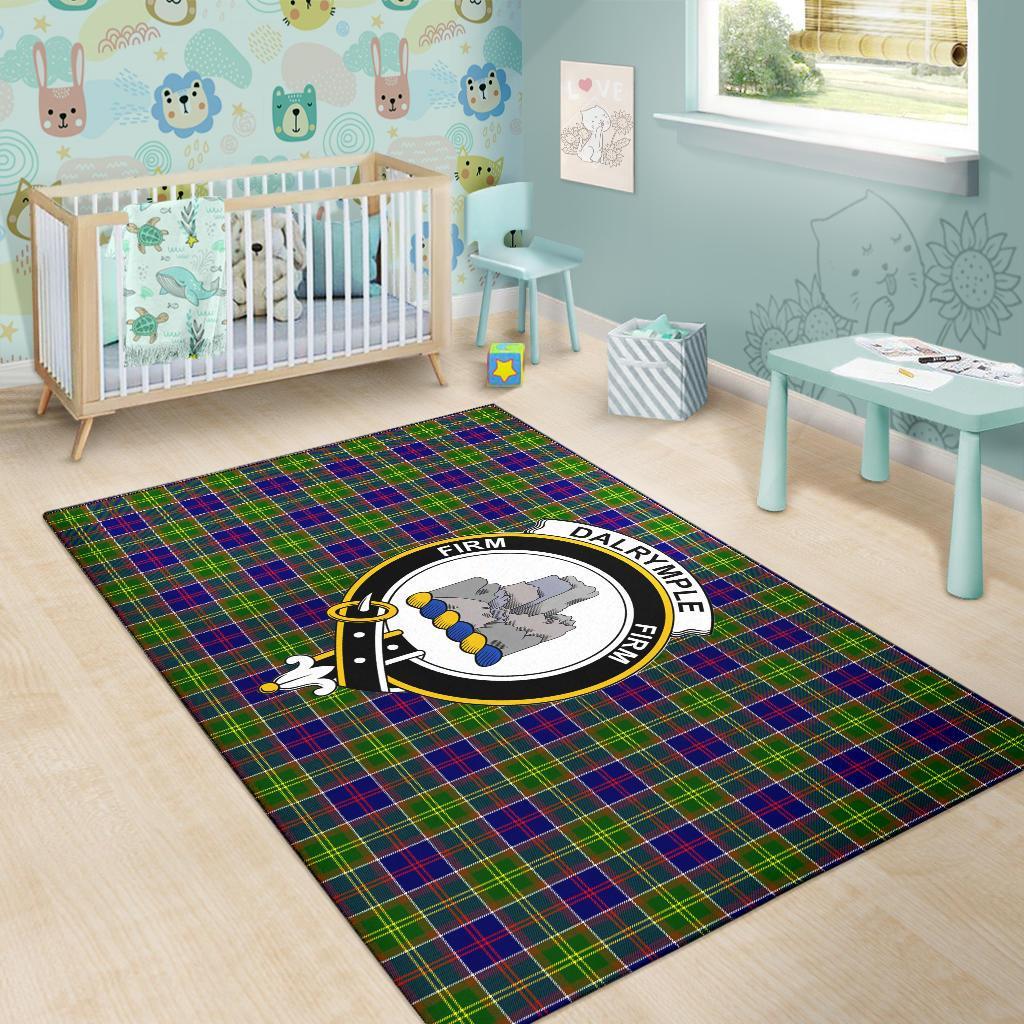 Dalrymple Tartan Crest Area Rug