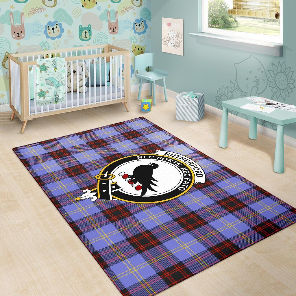 Rutherford Tartan Crest Area Rug