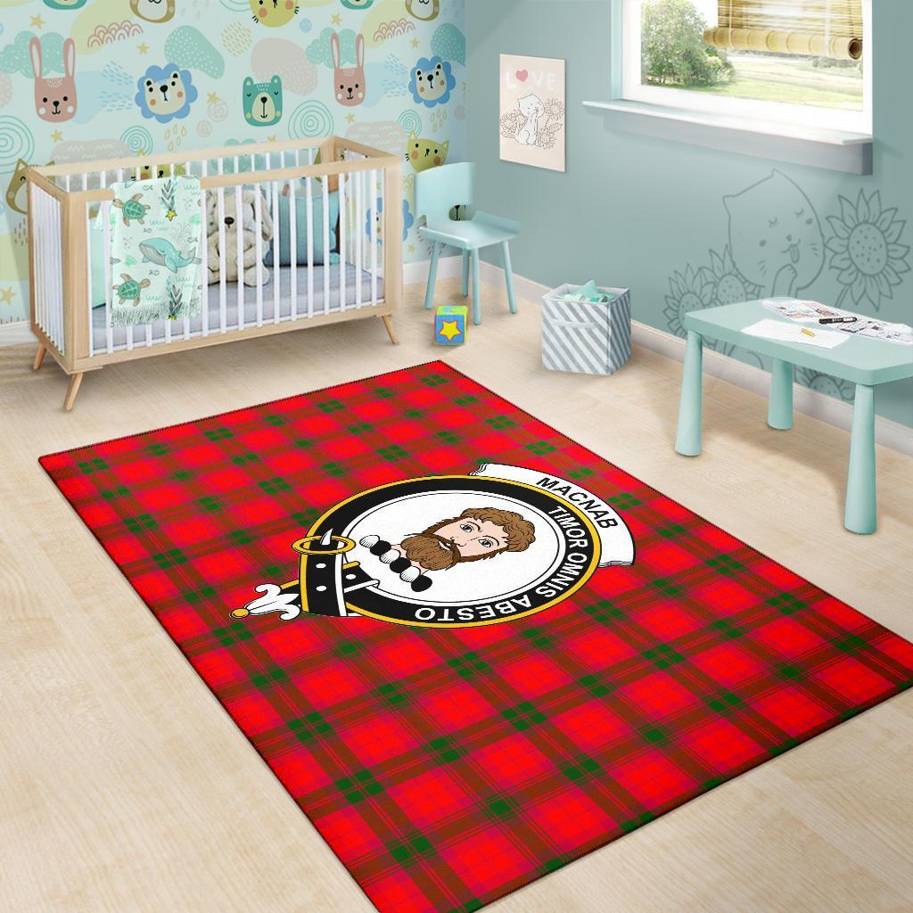 MacNab Tartan Crest Area Rug