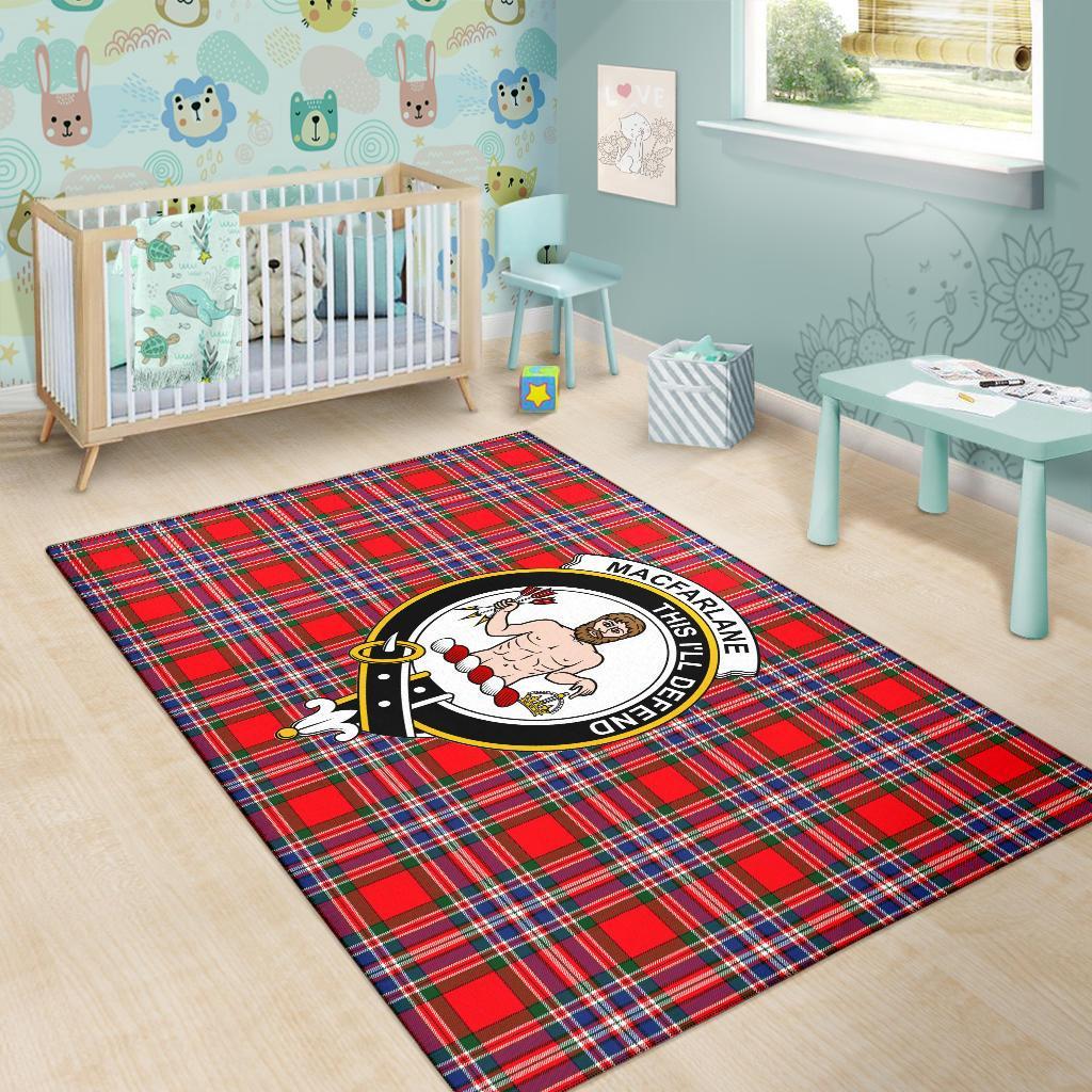 Macfarlane Tartan Crest Area Rug