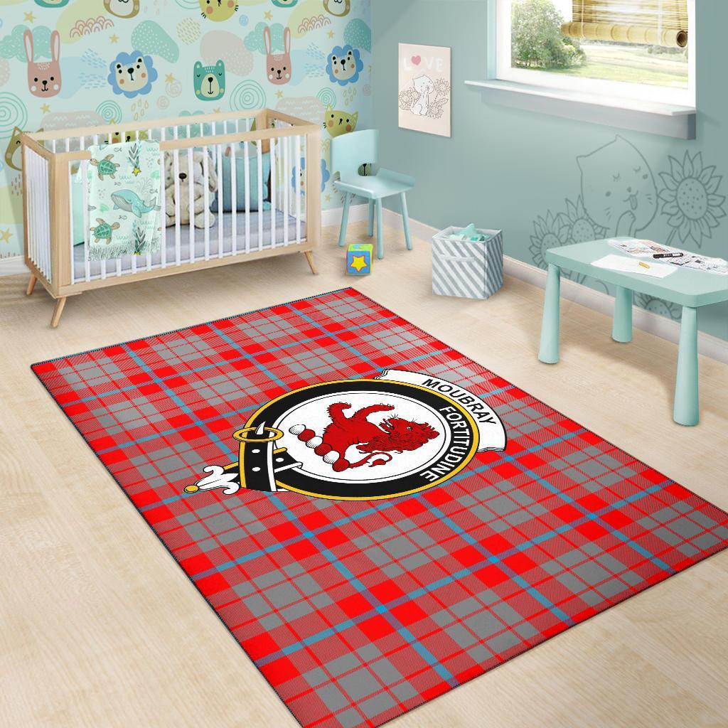 Moubray Tartan Crest Area Rug