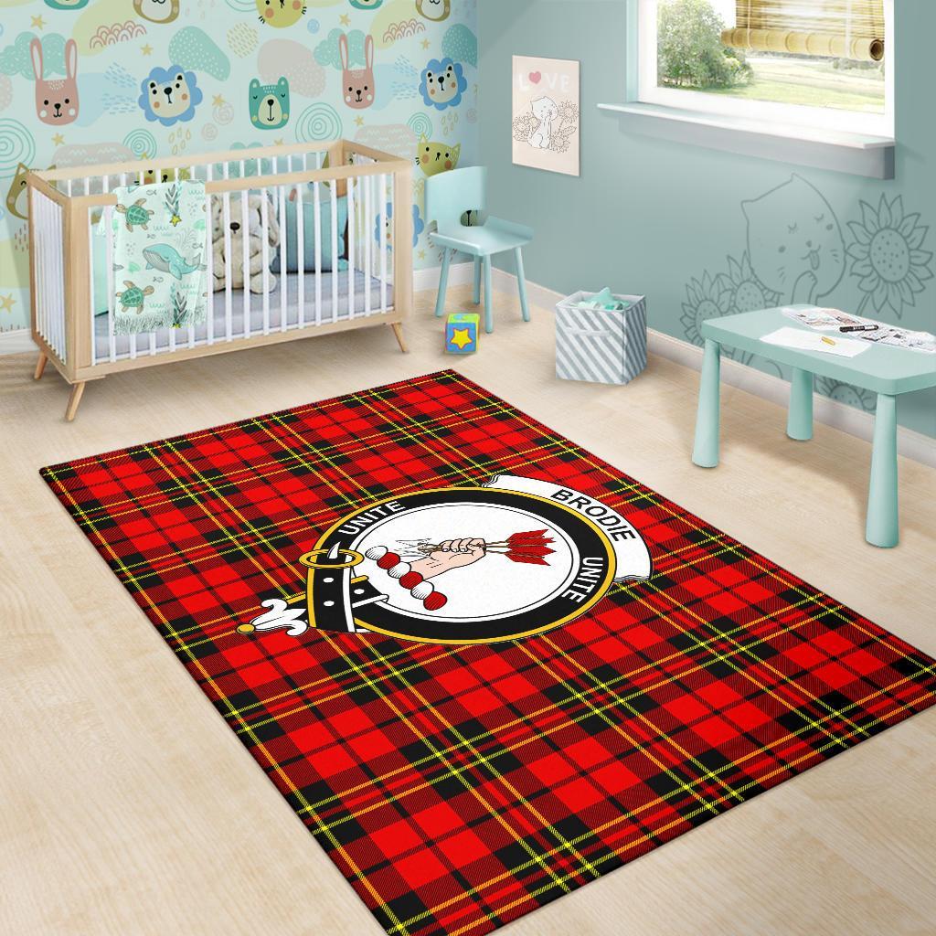 Brodie Tartan Crest Area Rug