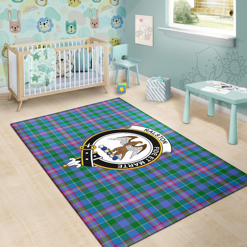 Ralston Tartan Crest Area Rug