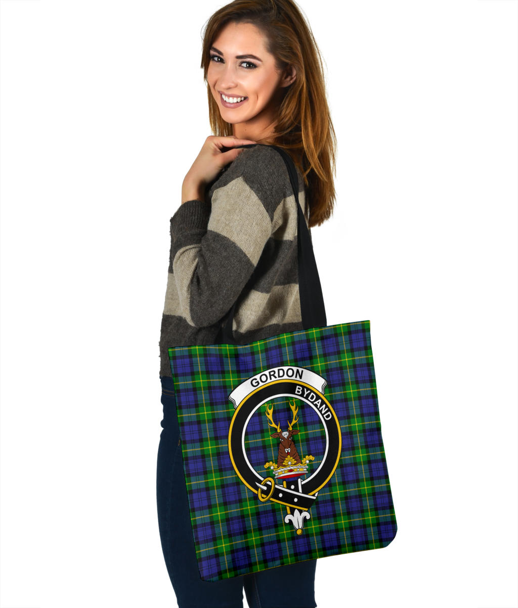 Gordon Modern Tartan Crest Tote Bag - SP