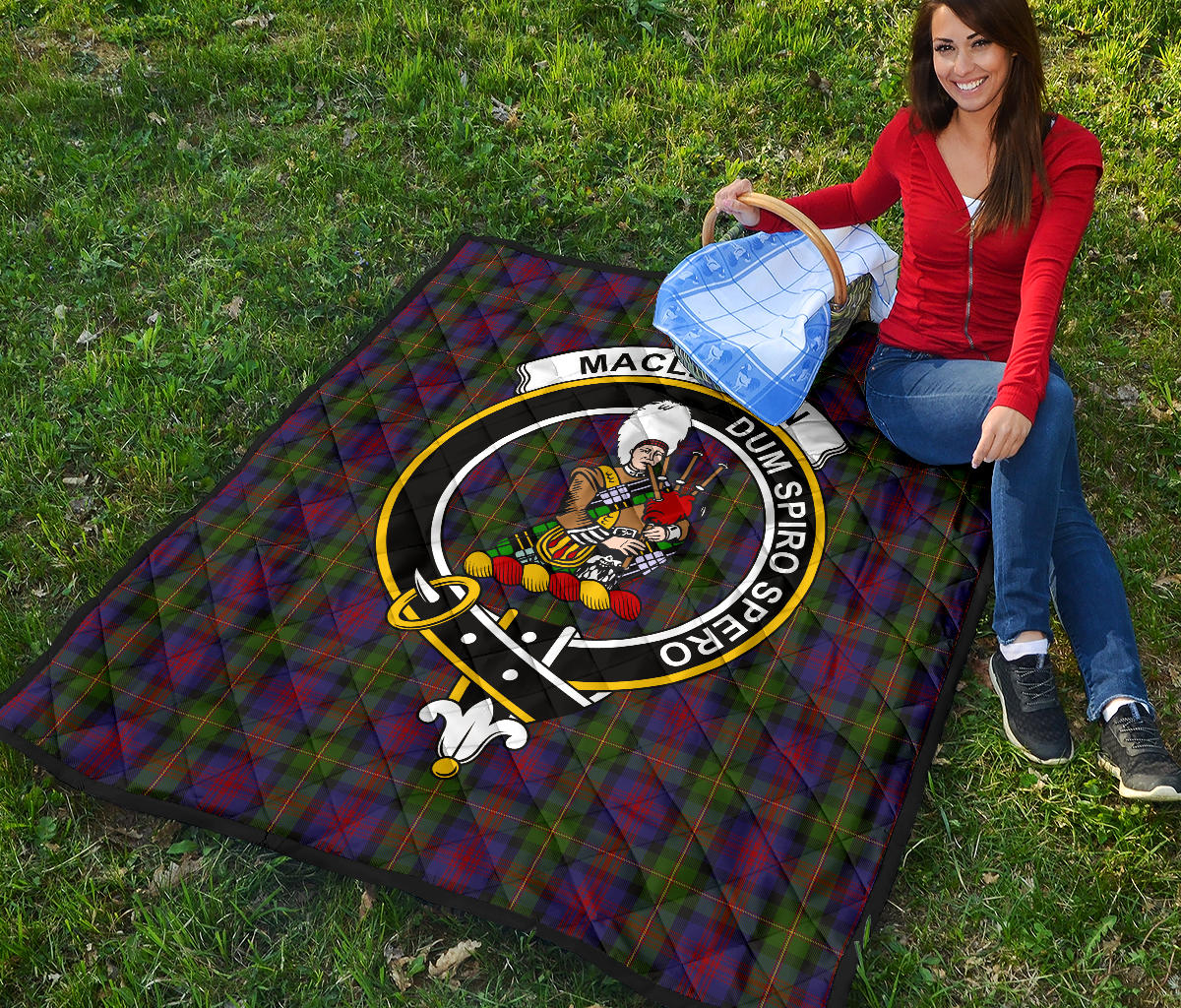 MacLennan Tartan Crest Quilt - SP