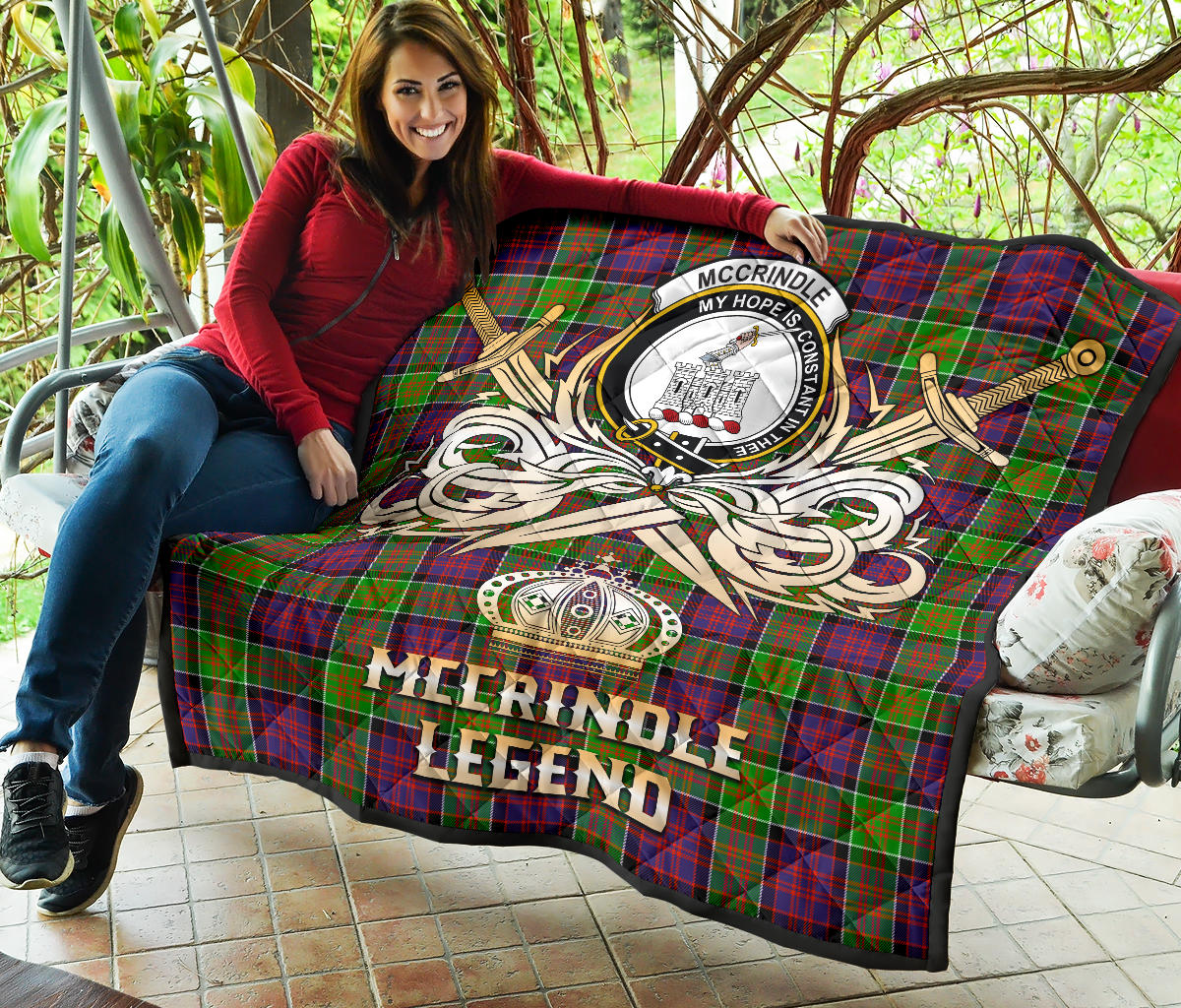 McCrindle Tartan Crest Legend Gold Royal Premium Quilt SP