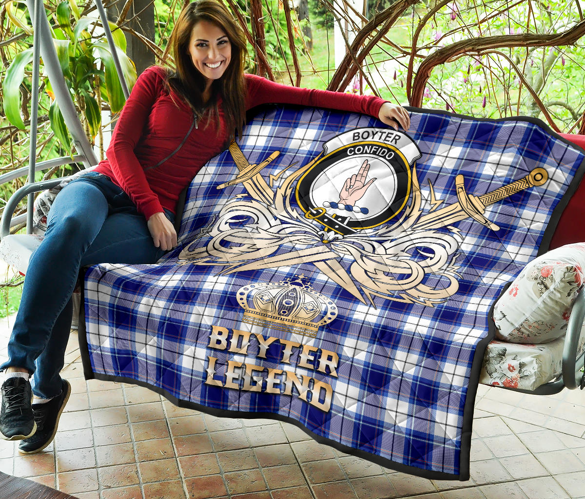 Boyter Tartan Crest Legend Gold Royal Premium Quilt SP