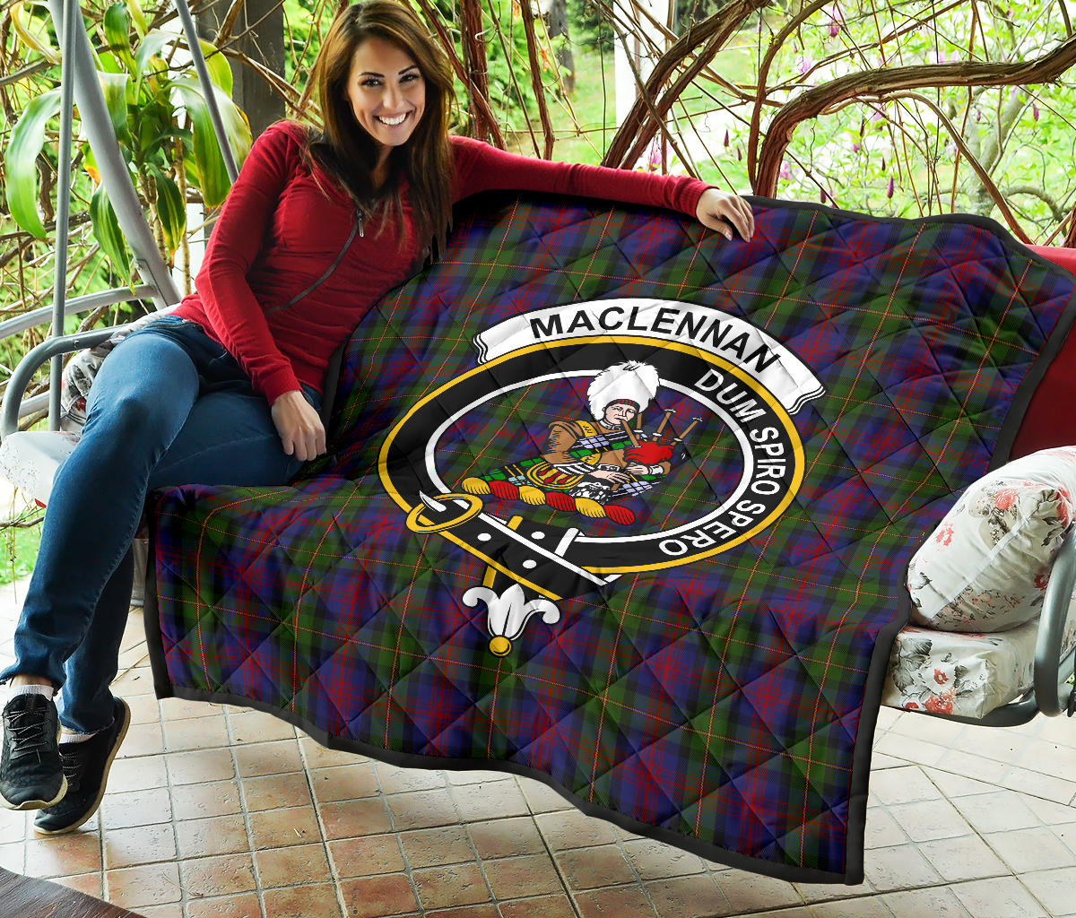 MacLennan Tartan Crest Quilt - SP